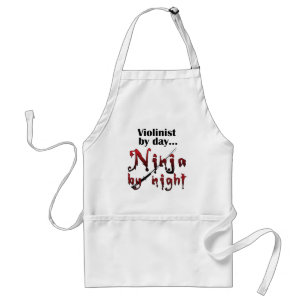 Delantal Violin Ninja