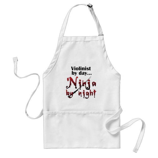 Delantal Violin Ninja (Frente)