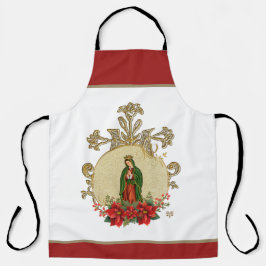 Delantal Virgen María, nuestra Señora de Guadalupe Navidade