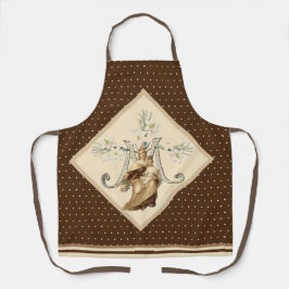 Delantal Virgen Santa María Monte Carmel Floral