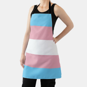 Delantal Visibilidad de la bandera del orgullo transgénero