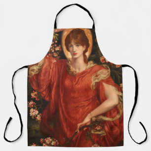 Delantal Visión de Fiammetta (por Dante Gabriel Rossetti)