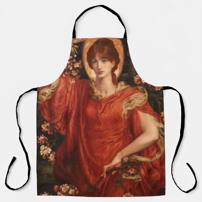 Delantal Visión de Fiammetta (por Dante Gabriel Rossetti) (Anverso)