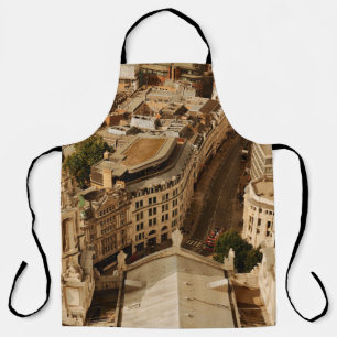 Delantal Vista panorámica de la azotea de Londres con arqui