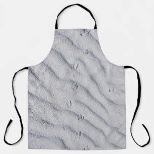 Delantal Vista superior de dunas de arena