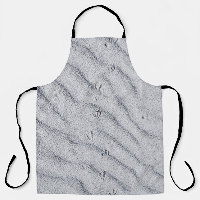 Delantal Vista superior de dunas de arena (Anverso)