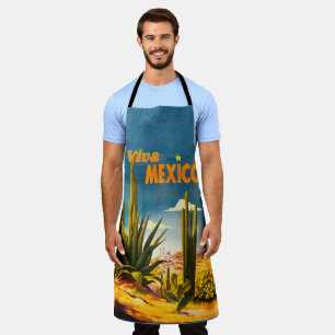 Delantal Viva Mexico All-Over Print Apron
