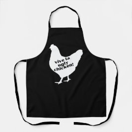Delantal Vive el pollo feo