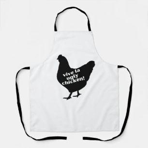 Delantal Vive el pollo feo