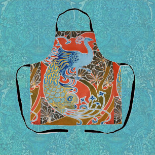 Delantal Vivid Art Nouveau Peacock