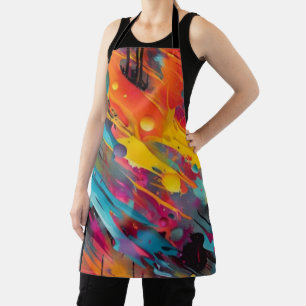 Delantal Vivid Chaos Splash Graffiti