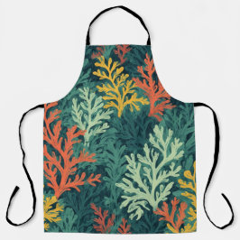 Delantal Vivid Coral Forest - Apron