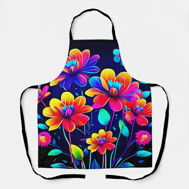 Delantal Vivid Floral Bouquet (Anverso)