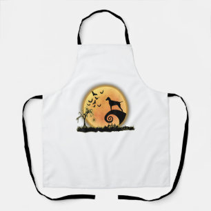 Delantal Vizsla Dog Scary Y Moon Puppy Funny Halloween Co
