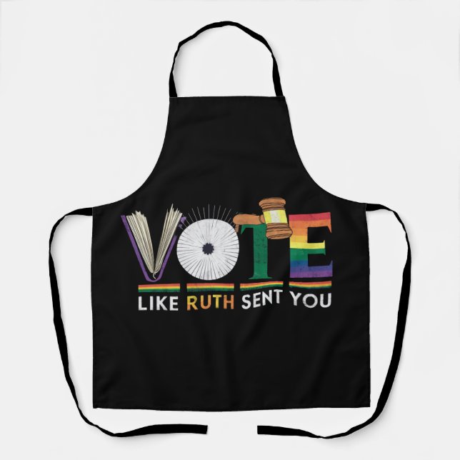 Delantal Vota como si Ruth te hubiera enviado Martillo Femi (Anverso)