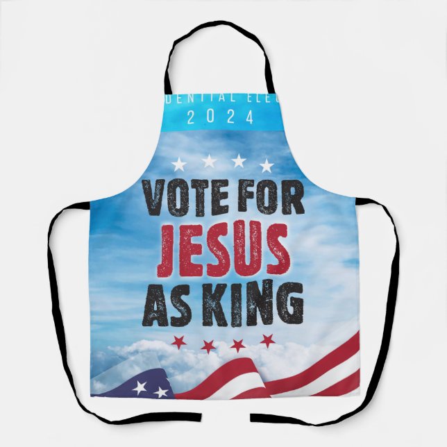 Delantal Vota Por Jesús Como Elecciones Presidenciales De R (Anverso)