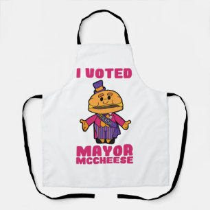 Delantal Voté Alcalde Mccheese