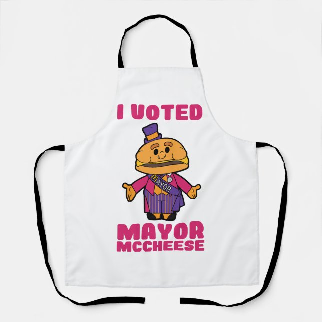 Delantal Voté Alcalde Mccheese (Anverso)
