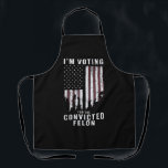 Delantal Voto por el convicto Felon Pro Trump 2024<br><div class="desc">Voto por el convicto Felon Pro Trump 2024</div>