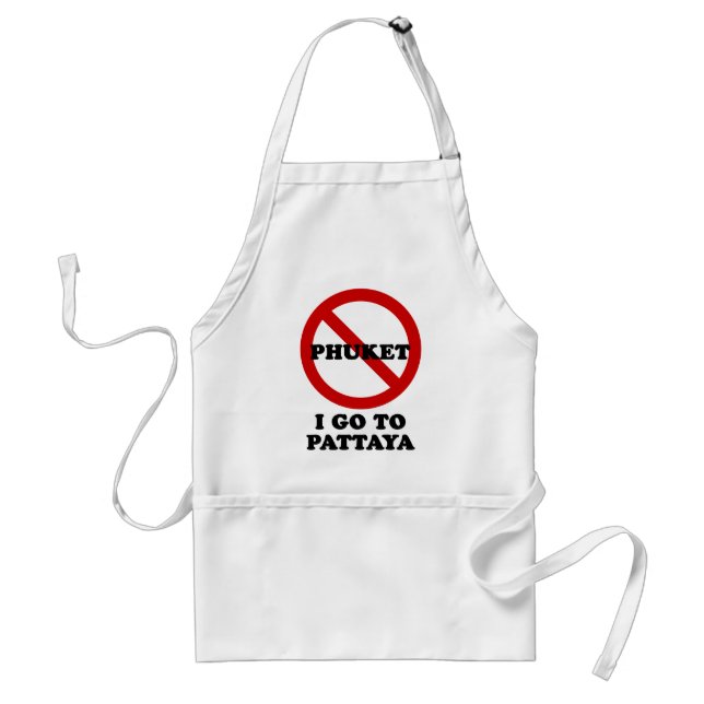 DELANTAL  VOY A PATTAYA (Frente)