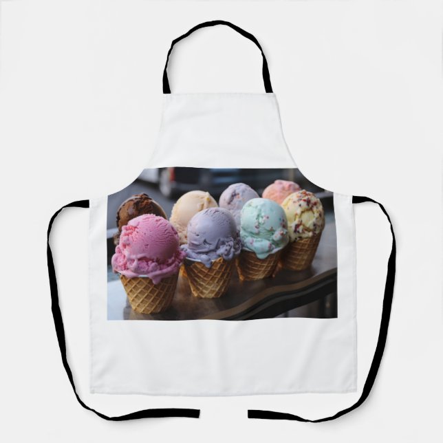 Delantal Vuelo de Ice Cream (Anverso)