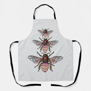 Delantal Vuelo de las abejas purpurinas