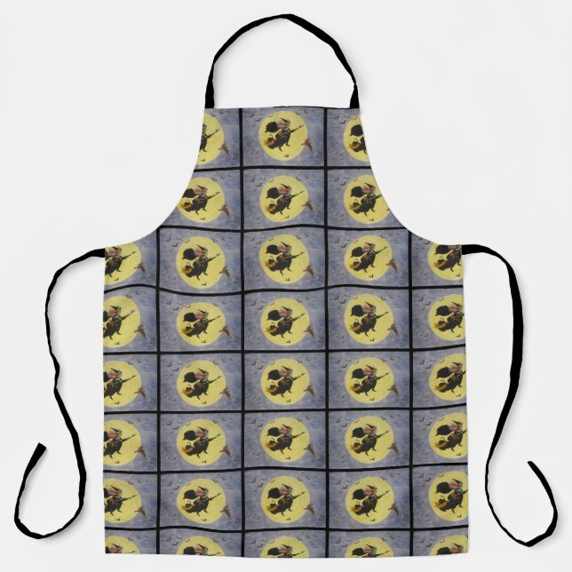 Delantal "¡Vuelo nocturno!" (Anverso)