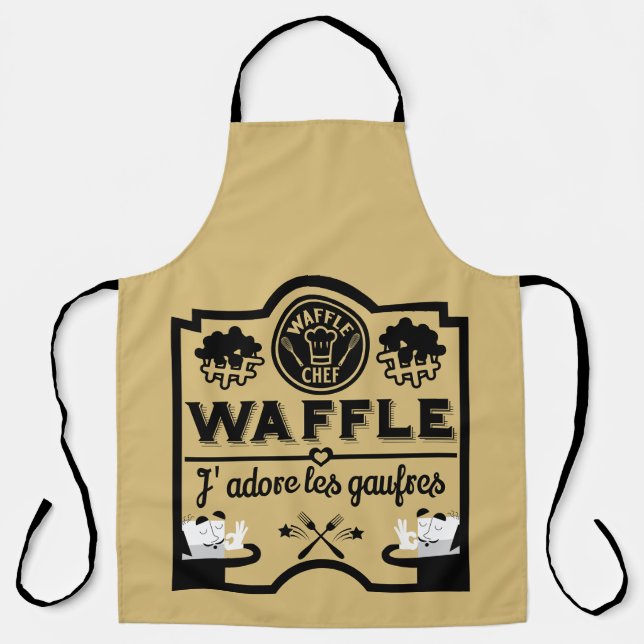 Delantal Waffles de Bélgica (Anverso)