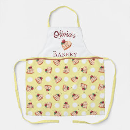 Delantal Waffles y crema de panadería personalizada Apron