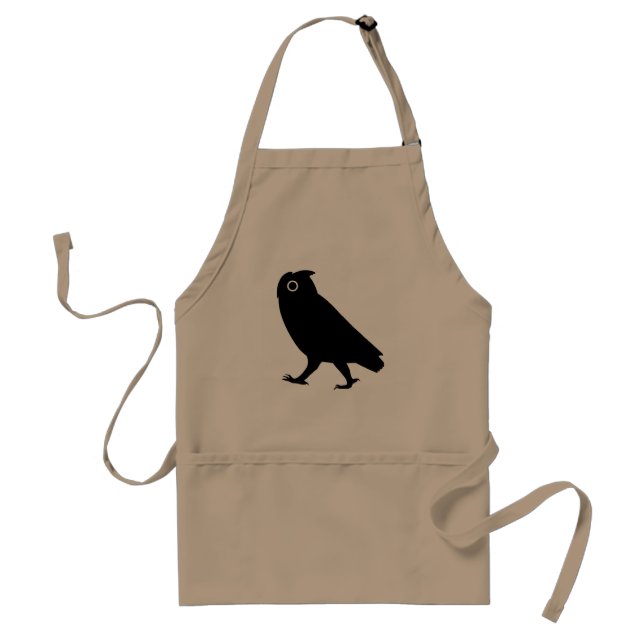 Delantal Walking Owl Silhouette (Frente)