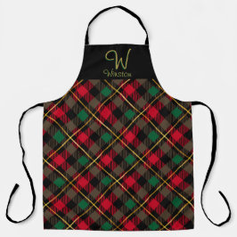 Delantal Wallace Red Plaid Apron
