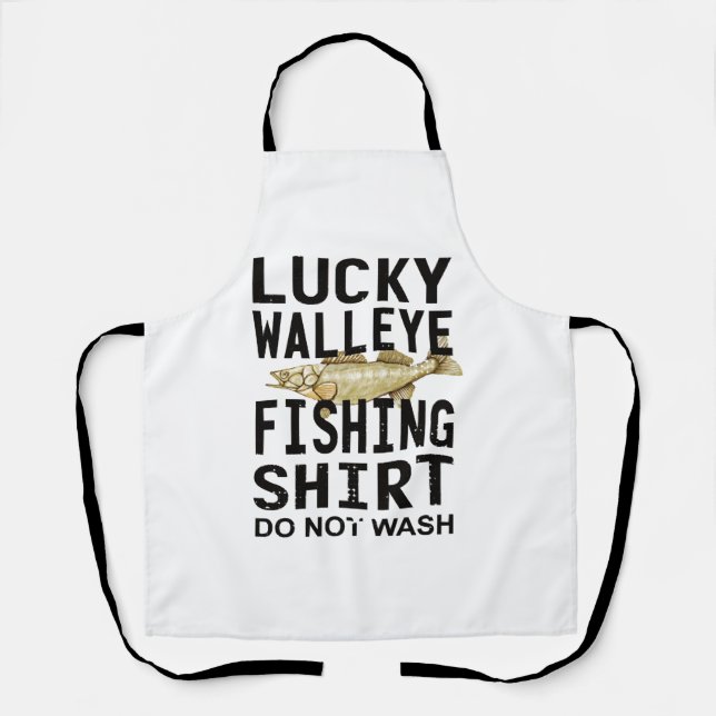 Delantal Walleye Fishing Lover Angler Walleye Fisherman (Anverso)