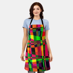 Delantal Wandering en Funky Plaid