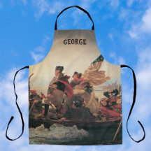 Washington cruza la ciudad de Delaware, por Emanue