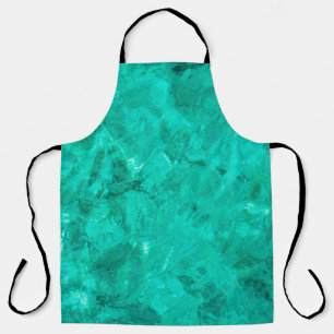 Delantal Water sea blue wave turquoise liquid background