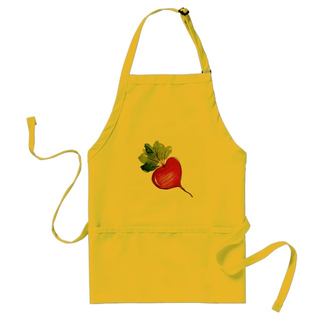 Delantal Watercolor Beet Apron (Frente)