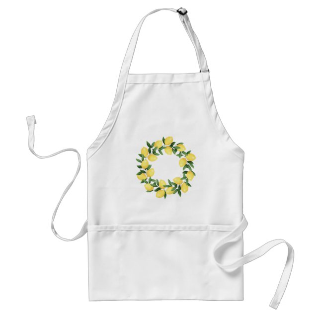 DELANTAL  WATERCOLOR LEMONS (Frente)