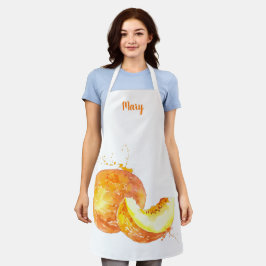 Delantal Watercolor Melon Personalizable Apron