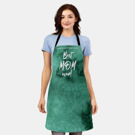 Delantal Watercolor Splash Mejor Día de la Madre