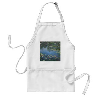 Delantal Waterlilies por Claude Monet, Flores de época