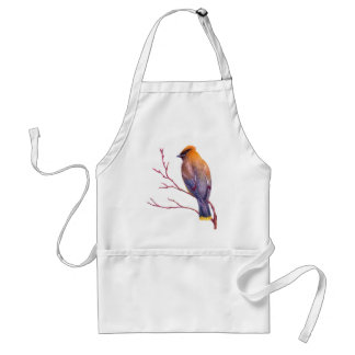 Delantal Waxwing de cedro
