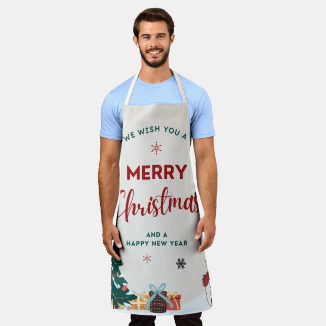 Delantal We Wish You (Gastado)