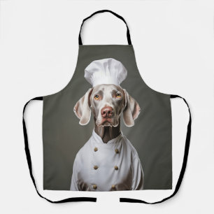 Delantal Weimaraner Dog Chef