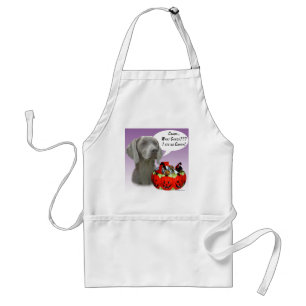 Delantal Weimaraner Halloween Candy
