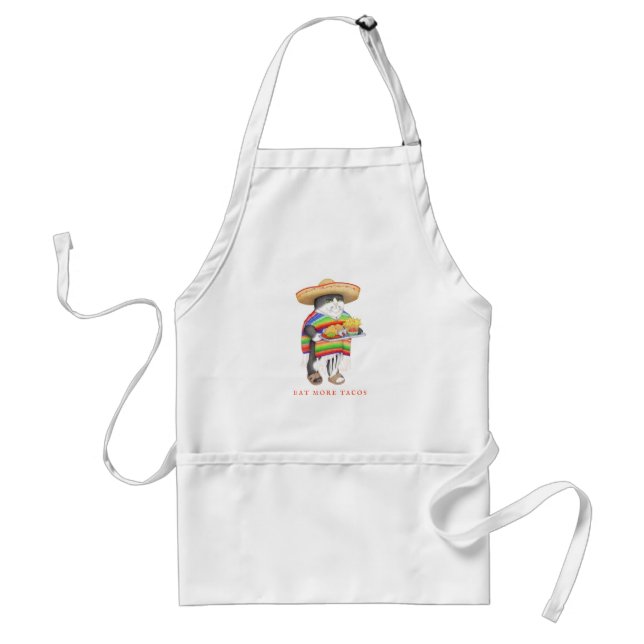 Delantal WENDELITO Come Más Tacos Apron Estándar (Frente)