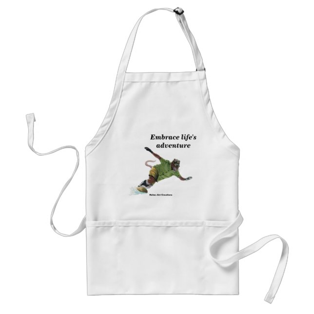 Delantal Wererat Snowboarder Sport Fantasy Art Apron (Frente)