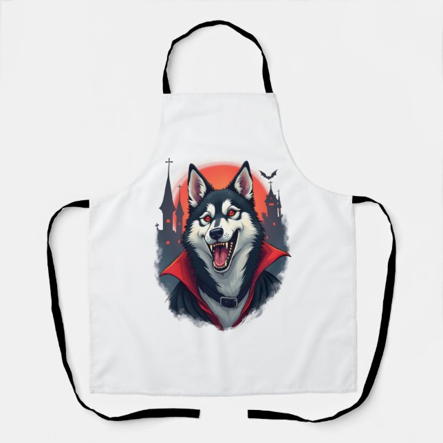 Delantal Werewolf Beagle Howl (Anverso)