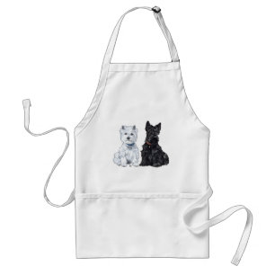 Delantal West Highland White y Terriers Escoceses