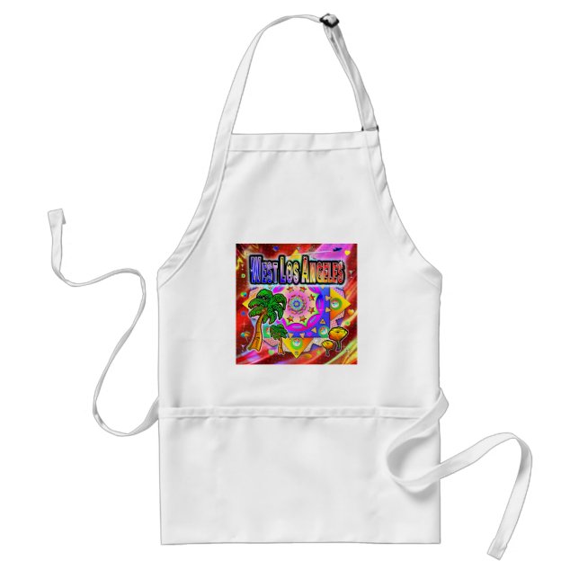 Delantal West Los Angeles Tropical Friends Apron (Frente)