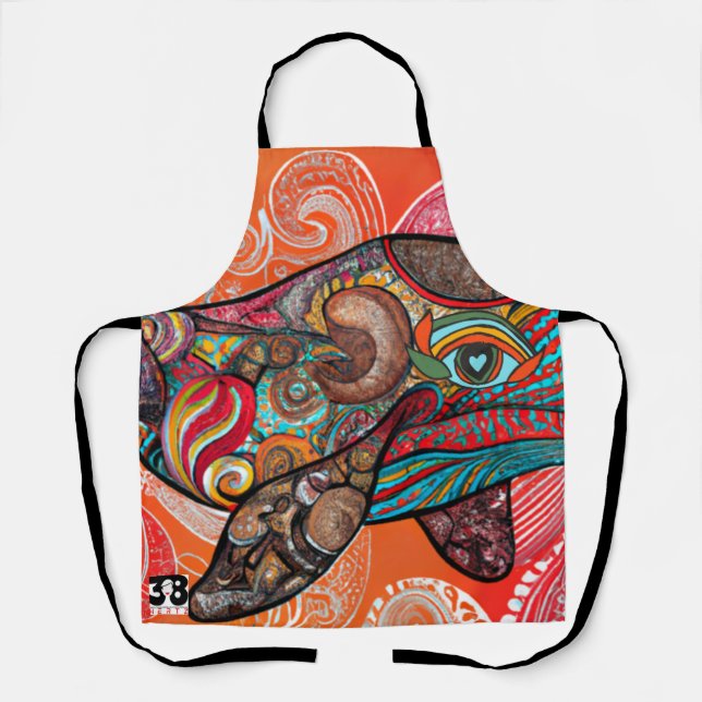 Delantal Whale Wow (Anverso)